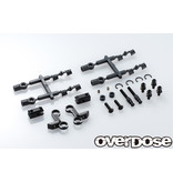 Overdose Adjustable Aluminum Front Upper Arm Type-2 for OD / Color: Black)