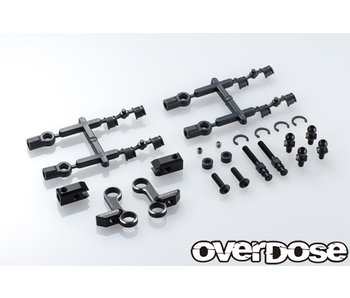 Overdose Adj. Alum. Front Upper Arm Type-2 for OD / Black