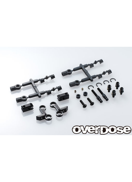 Overdose Adj. Alum. Front Upper Arm Type-2 for OD / Black