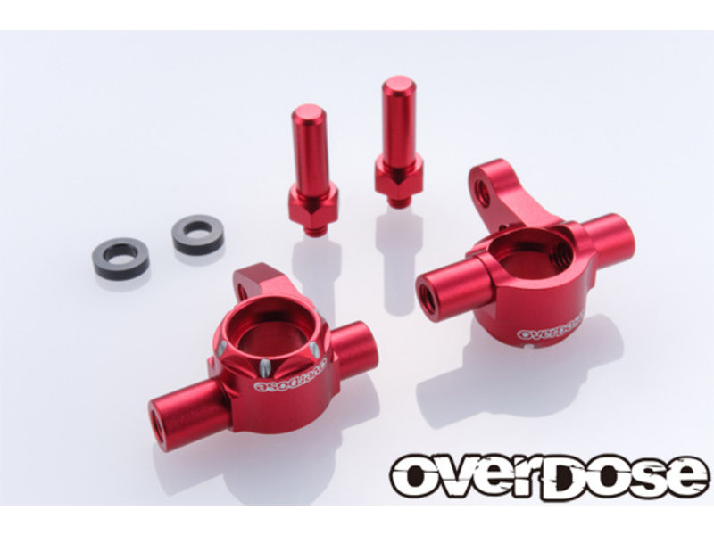 Overdose ES Alum. Knuckle - Red Overdose ES Alum. Knuckle - Red