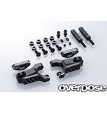 Overdose Adjustable Aluminum Front Suspension Arm Type-3  for OD / Color: Black
