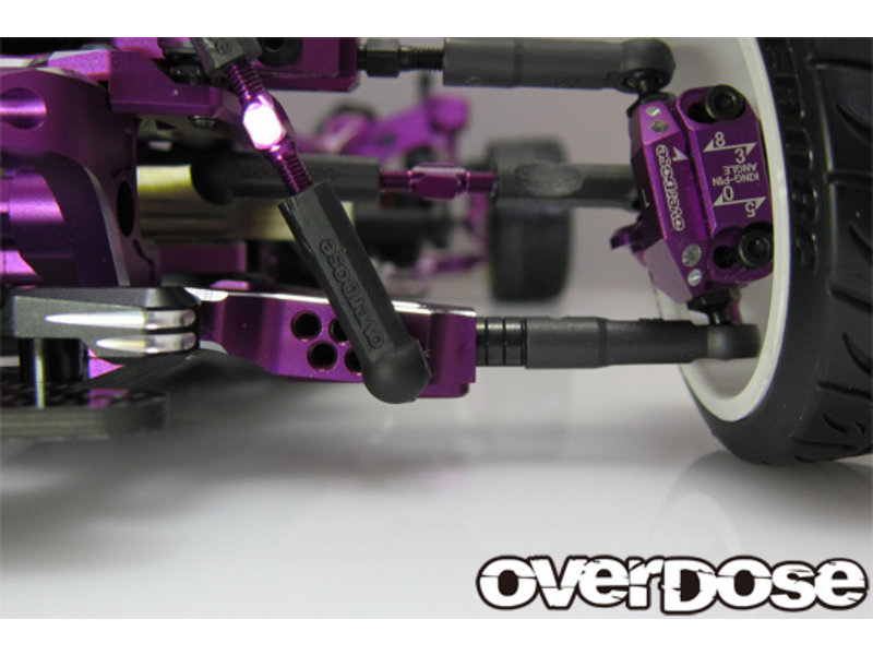 Overdose Adjustable Aluminum Front Suspension Arm Type-3  for OD / Color: Black