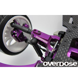 Overdose Adjustable Aluminum Front Suspension Arm Type-3  for OD / Color: Purple