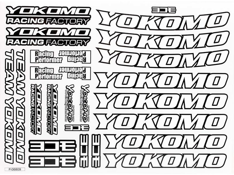 Yokomo ZC-OFFD - Decal Set