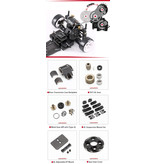 Usukani US88450 - NGE-PRO 2WD 1/10 Chassis Kit