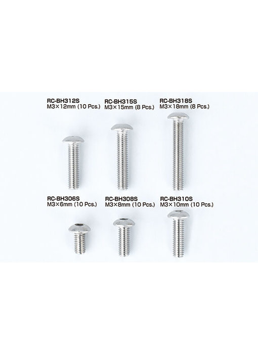 ReveD Stainless Steel BH Screw M3x18mm (10)