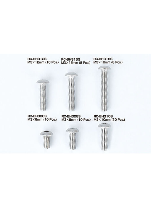 ReveD Stainless Steel BH Screw M3x12mm (10)