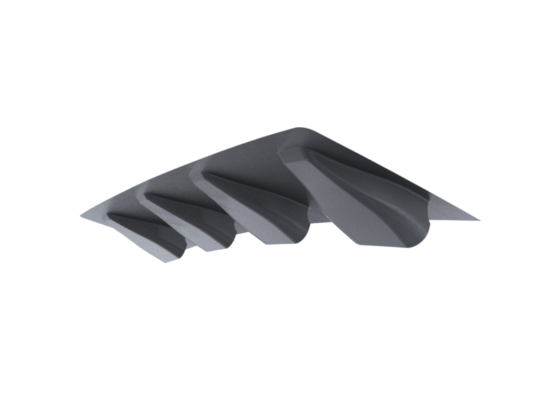 Rc Arlos AFAE86TRWI Rear Window Intakes for Toyota AE86 Trueno