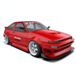 Rc Arlos 24K1401 - J-Run Wide Body Kit for Toyota AE86 Trueno