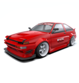 Rc Arlos 24K1401 - J-Run Wide Body Kit for Toyota AE86 Trueno