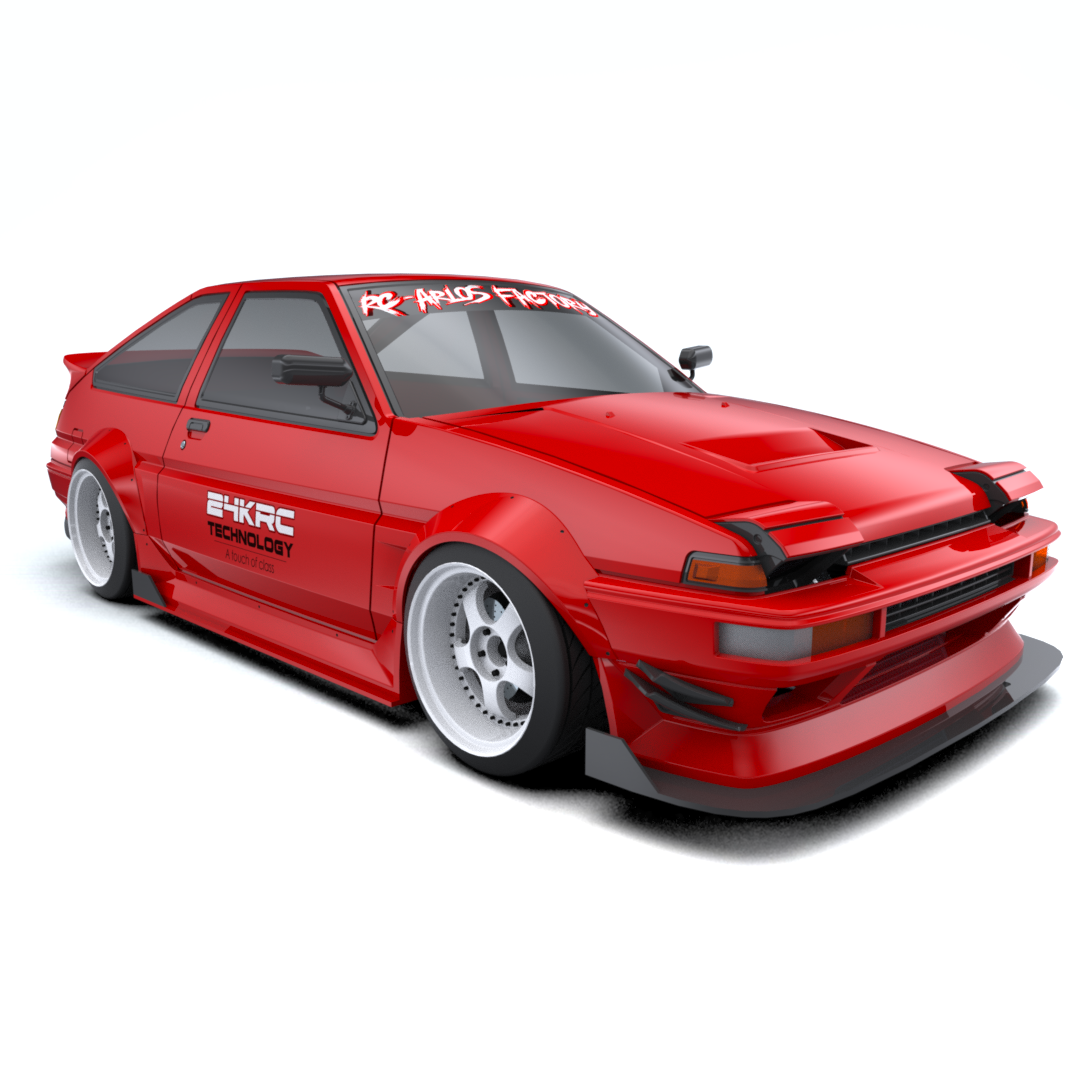 24KRC Toyota AE86 Trueno J-Run Wide Body Kit 24KRC Toyota AE86 Trueno J-Run Wide Body Kit