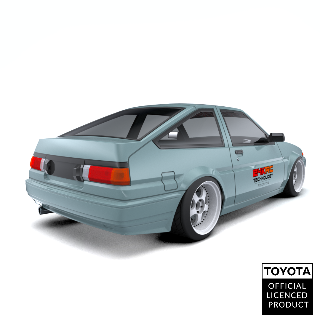 Rc Arlos - AF-AE86T - Toyota AE86 Trueno Clear Body - Drifted