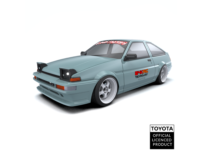 Rc Arlos 24K1400 - Toyota AE86 Trueno Clear Body