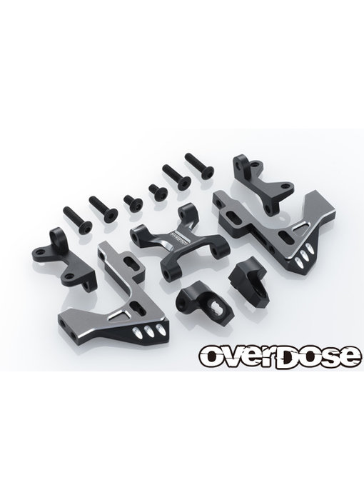 Overdose Alum. Front Bulkhead Type-3 for GALM series / Black