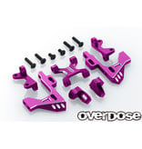 Overdose Aluminum Front Bulkhead Type-3 for GALM series / Color: Purple