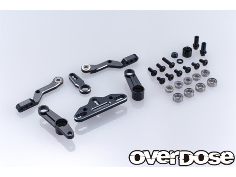 Overdose Triple Link Steering Wiper Set - Black Overdose Triple Link Steering Wiper Set - Black