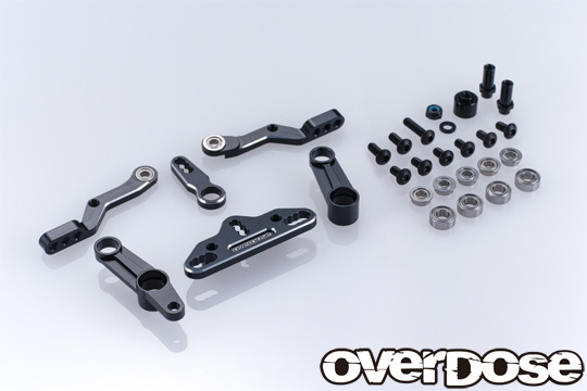 Overdose Triple Link Steering Wiper Set - Black Overdose Triple Link Steering Wiper Set - Black