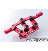 Overdose Triple Link Steering Wiper Set for GALM series / Color: Red