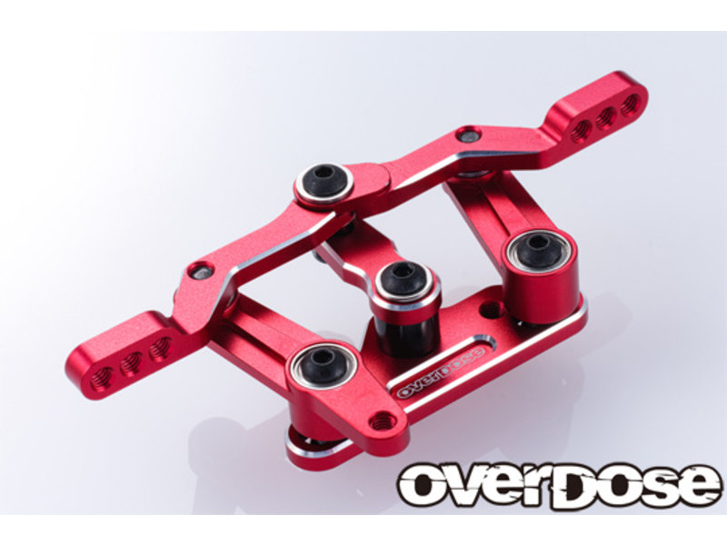 Overdose Triple Link Steering Wiper Set for GALM series / Color: Red