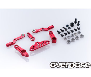 Overdose Triple Link Steering Wiper Set for GALM series / Red