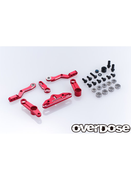 Overdose Triple Link Steering Wiper Set for GALM series / Red