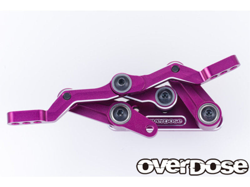 Overdose Triple Link Steering Wiper Set for GALM series / Color: Purple