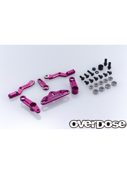 Overdose Triple Link Steering Wiper Set for GALM series / Purple