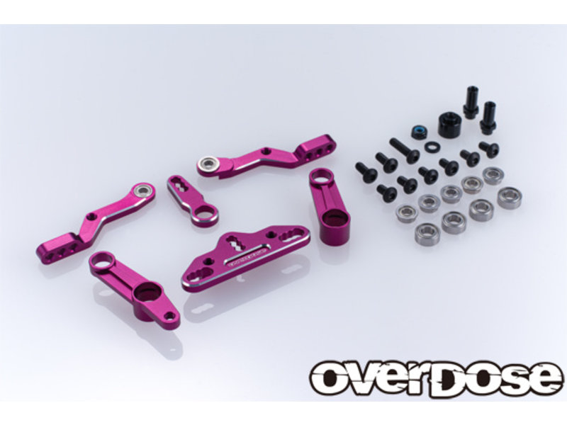 Overdose Triple Link Steering Wiper Set for GALM series / Color: Purple