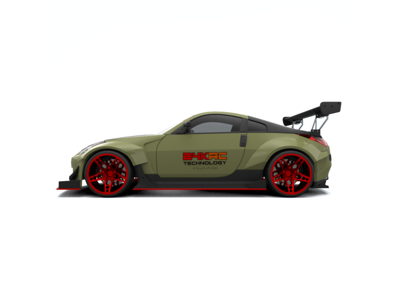 Rc Arlos - AF-BM350Z - Nissan 350Z Brian Mc. Clear Body - Drifted