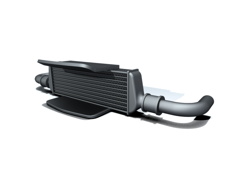 Rc Arlos 24K1108 - Plastic Intercooler for Nissan 350Z Brian Mc.