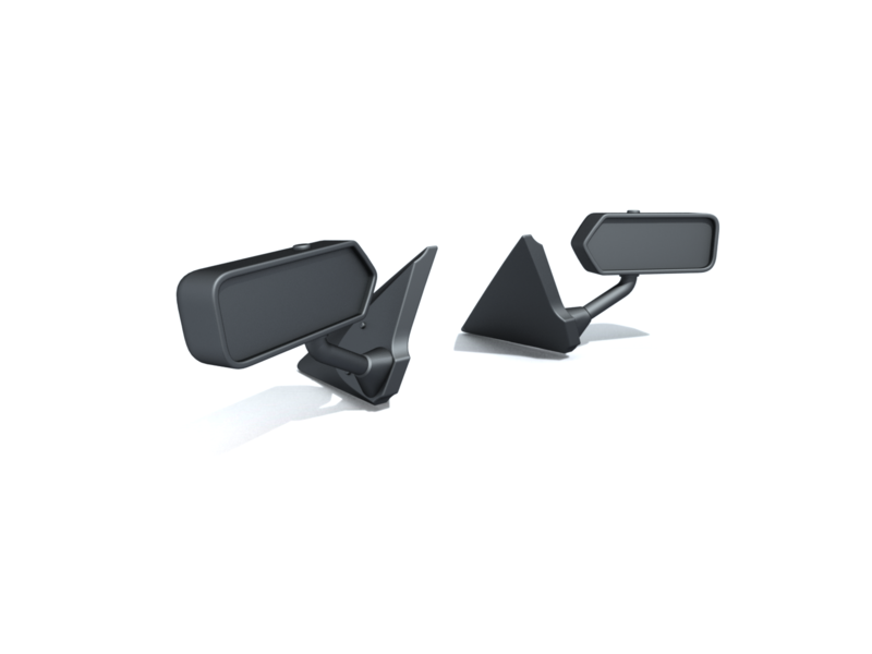 Rc Arlos AFBM350ZSM Side Mirrors for Nissan 350Z Brian Mc. Drifted
