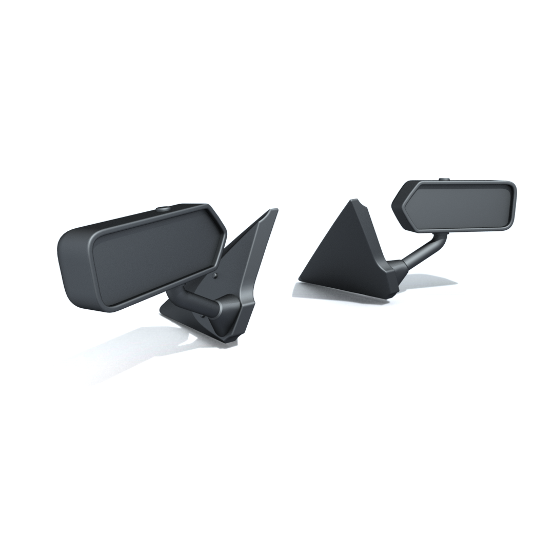 Rc Arlos AFBM350ZSM Side Mirrors for Nissan 350Z Brian Mc. Drifted