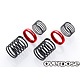 High Performance Twin Spring 1.2-2070 φ1.2, 7 coil, 20mm with Helper Spring / Red (2)