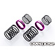High Performance Twin Spring 1.2-2070 φ1.2, 7 coil, 20mm with Helper Spring / Purple (2)