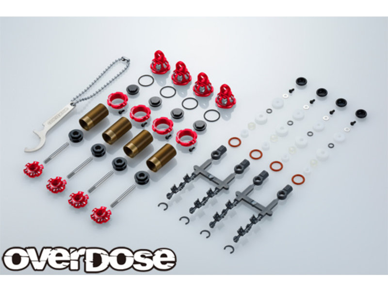 Overdose High Grade Shock Set Spec.3 / Color: Red (4pcs)