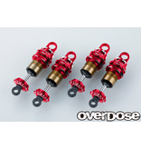 Overdose High Grade Shock Set Spec.3 / Color: Red (4pcs)