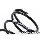 Overdose High Performance Twin Spring 1.2-2050 φ1.2, 5 coil, 20mm with Helper Spring / Color: Purple (2pcs)