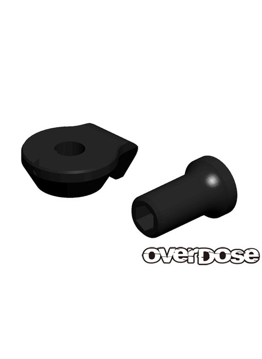 Overdose Adjuster Nut & Knuckle Stopper for OD2439 / Black