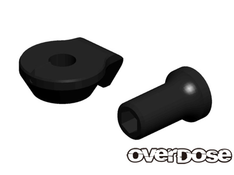 Overdose Adjuster Nut & Knuckle Stopper for OD2439 / Color: Black