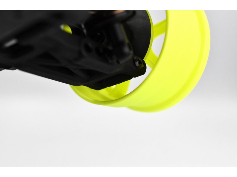 ReveD Competition Wheel DP5 (2pcs) / Color: Fluorescent Yellow / Offset: +8mm