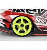 ReveD Competition Wheel DP5 (2pcs) / Color: Fluorescent Yellow / Offset: +6mm