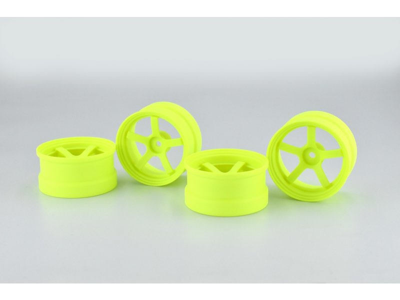 ReveD Competition Wheel DP5 (2pcs) / Color: Fluorescent Yellow / Offset: +6mm