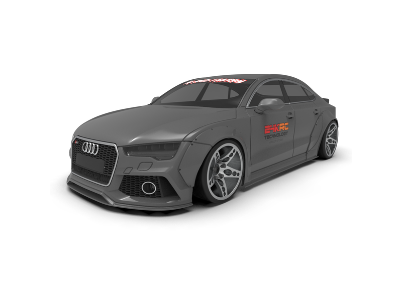 Rc Arlos AFLBWKRS7 Liberty Walk Body Kit for Audi RS7 Drifted