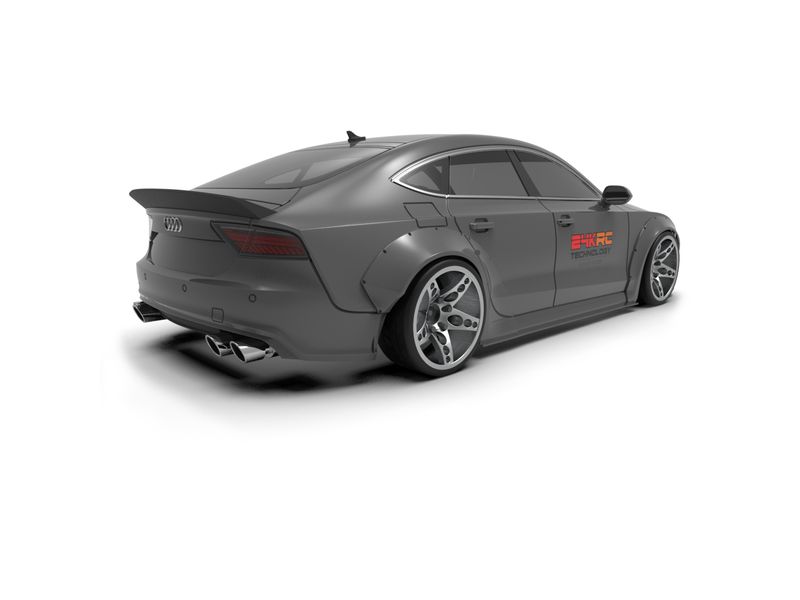 Rc Arlos AFLBWKRS7 Liberty Walk Body Kit for Audi RS7 Drifted