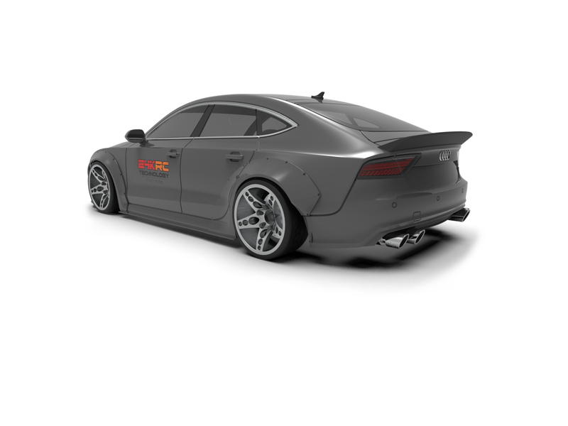 Rc Arlos AFLBWKRS7 Liberty Walk Body Kit for Audi RS7 Drifted