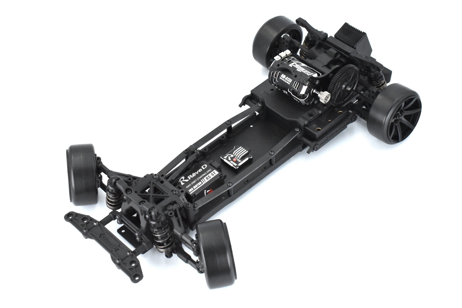 ReveD / D1-BFS02 / RDX Black FRP Side Deck Set - Drifted