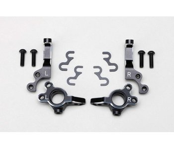 Yokomo Aluminum Variable Kingpin Angle Steering Block Set