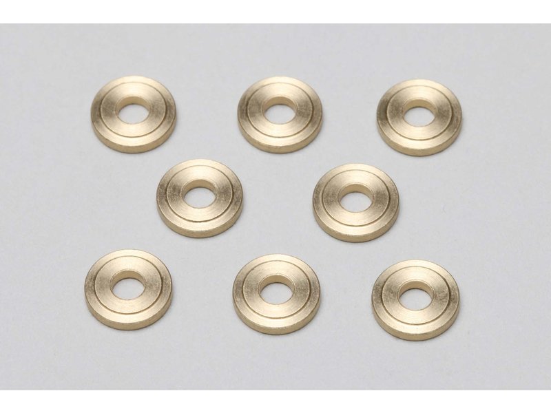 Yokomo ZC-B3815 - Brass Spacer Φ3xΦ8x1.5mm High Precision Cutting (8pcs)