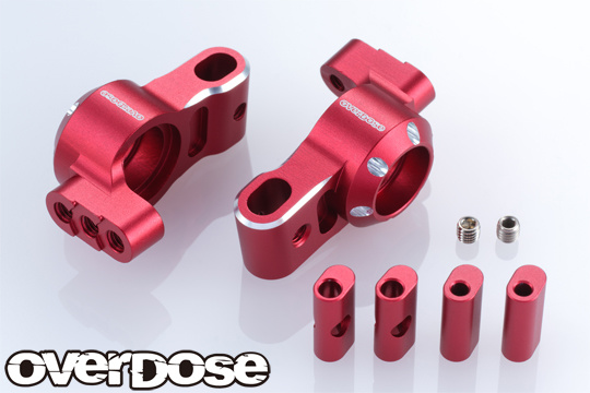 Overdose ES Alum. Rear Upright - Red Overdose ES Alum. Rear Upright - Red