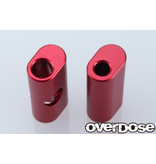 Overdose Aluminum Rear Upright ES for GALM series / Color: Red